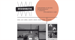Desktop Screenshot of designbutik.ch